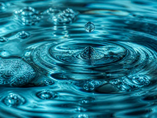 Extreme Close-up Water Study — Nature & Landscapes wallpaper