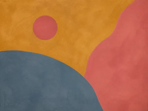 Broad Minimal Composition — Abstract Galaxy Fold wallpaper