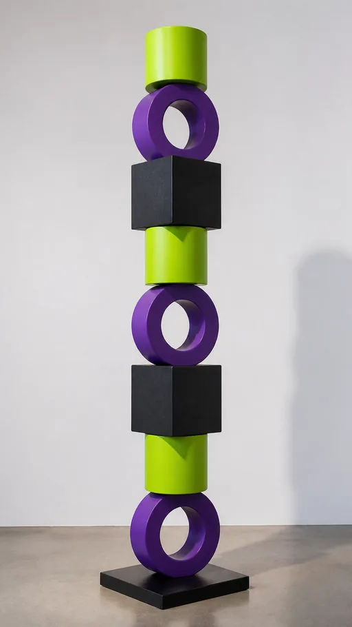 Vertical Totem — Abstract wallpaper