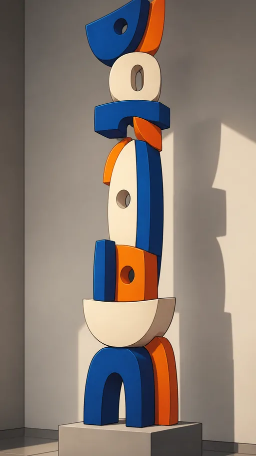 Tall 2D Animated Illustration — Abstract wallpaper
