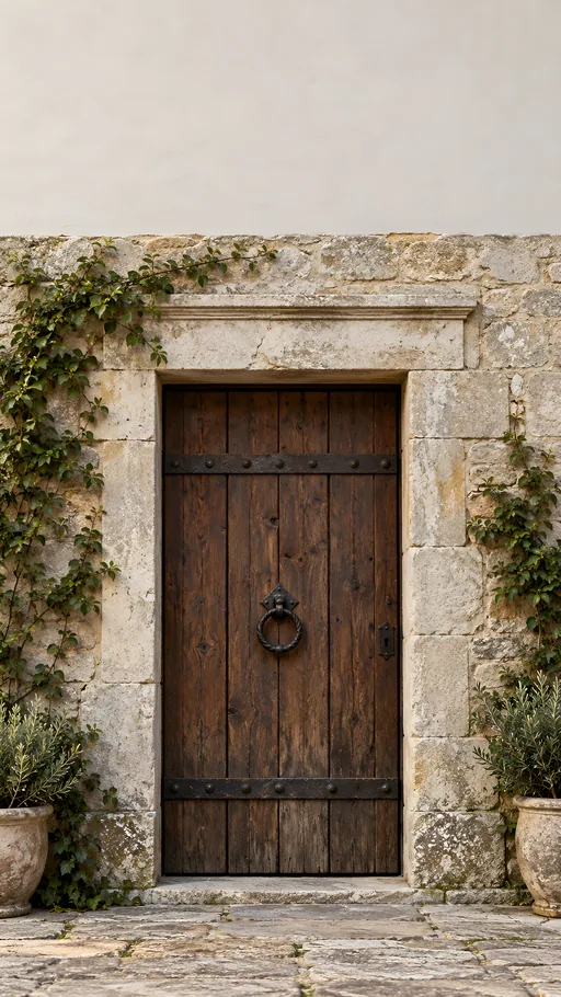 Heavy Door and Stone Lintel — Cities & Architecture wallpaper