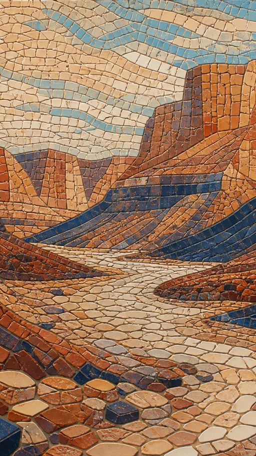 Mosaic Canyon Landscape Built — Art & Illustration wallpaper