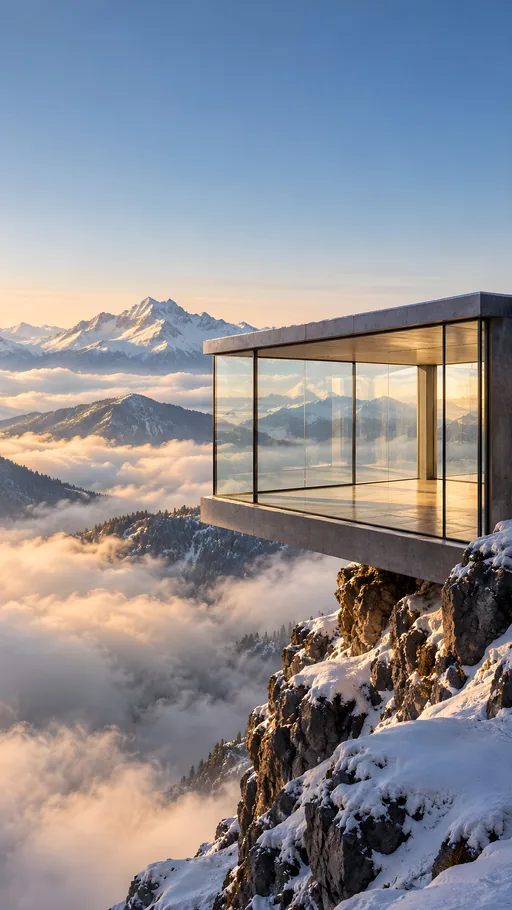 Glass Room Above the Clouds — Cities & Architecture wallpaper