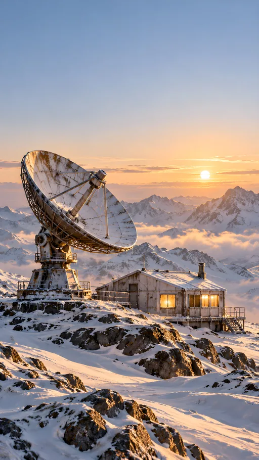 Antenna Dish and Research Hut — Cities & Architecture wallpaper