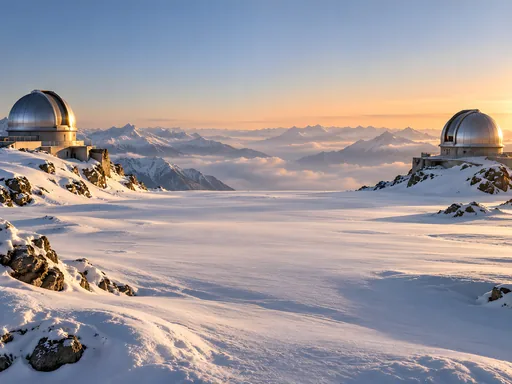 Observatory Domes on the Plateau — Cities & Architecture wallpaper