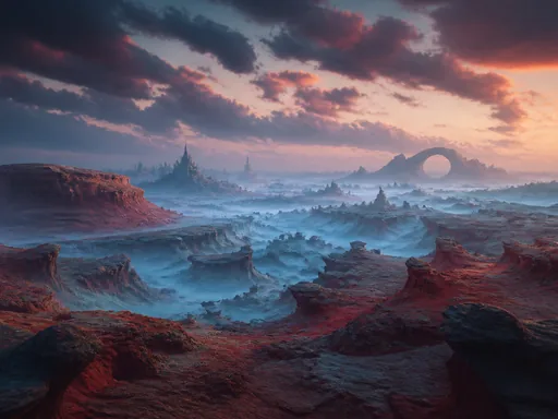 Remote Mysterious Landscape — Fantasy wallpaper