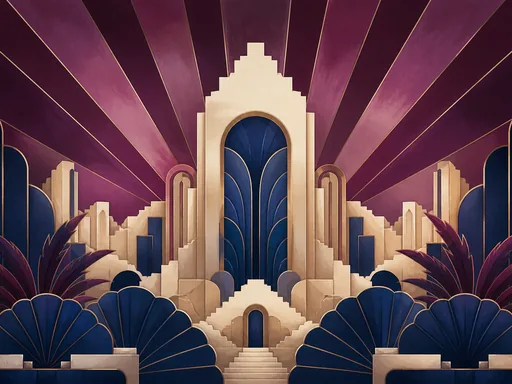 2D Neo-deco Illustration — Art & Illustration wallpaper