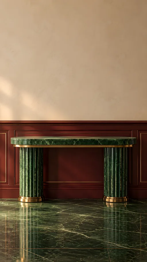 Jade Console on Warm Plaster — Cities & Architecture wallpaper