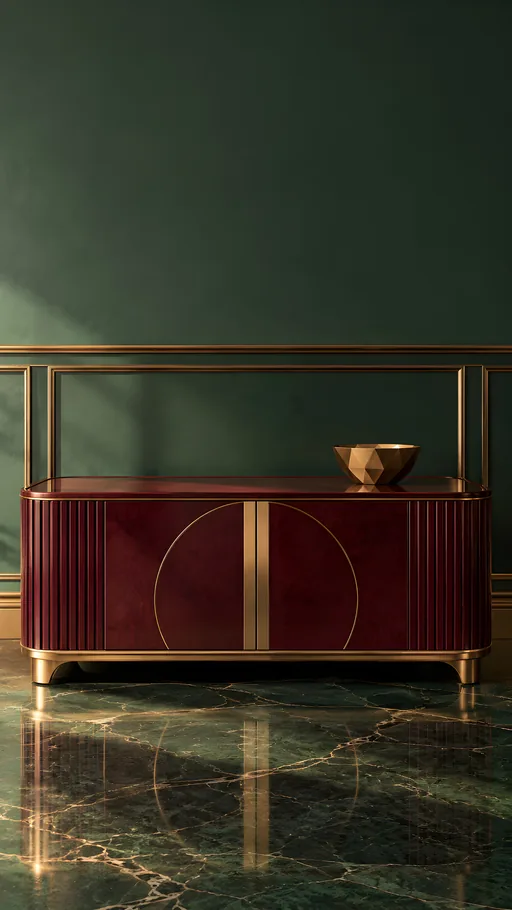 Lacquer Cabinet and Brass Bowl — Cities & Architecture wallpaper