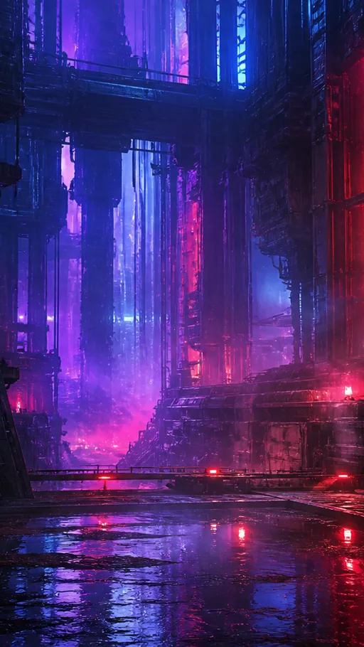 Dark Futuristic Urban-inspired Environment — Technology wallpaper