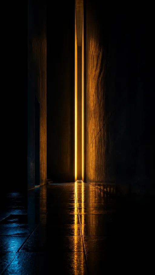 Minimal Dark Cinematic Environment — Technology wallpaper