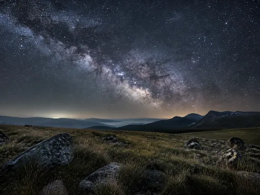 Quiet Highland Meadow — Space Galaxy Fold wallpaper