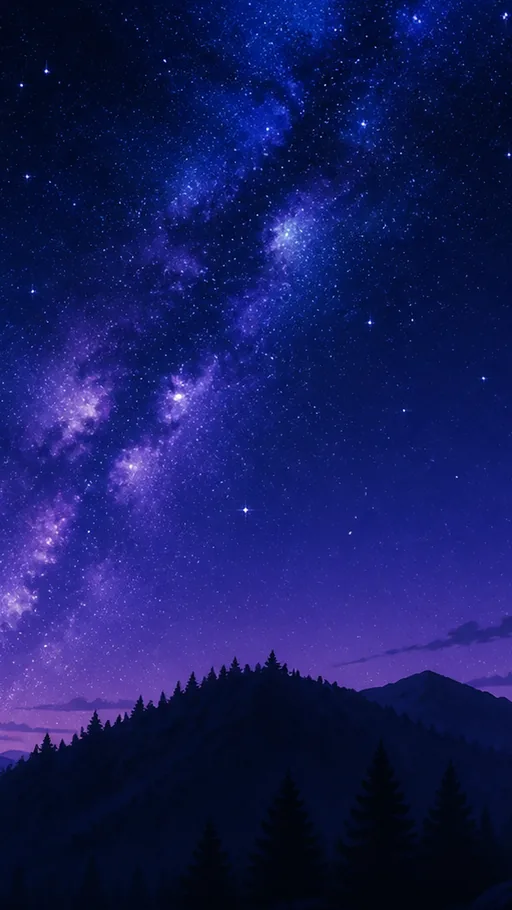 Deep Indigo Night Sky — Space wallpaper