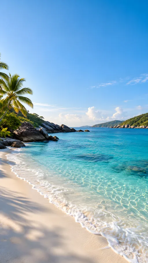Turquoise Tropical Cove — Nature & Landscapes wallpaper