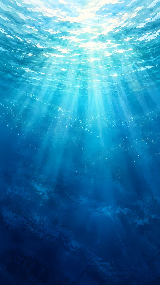 Sunlight from Beneath the Waves — Nature & Landscapes wallpaper