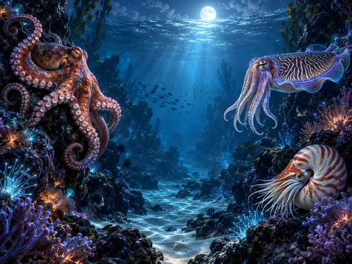 Octopuses on the Rocks — Animals & Wildlife wallpaper