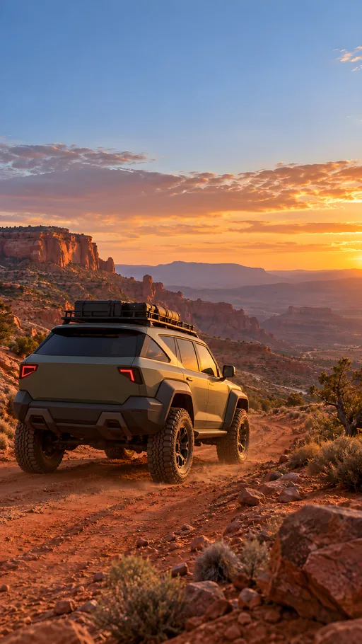 4x4 on a Red-Dirt Trail — Cars & Vehicles phone wallpaper