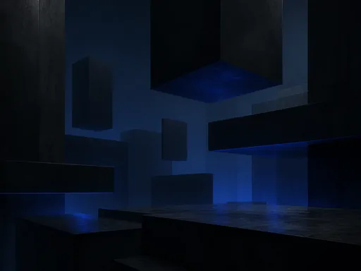 Wide 2D Animated Scene — Dark & Moody Galaxy Fold wallpaper
