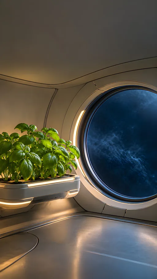 Basil by the Observation Window — Technology wallpaper