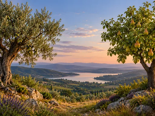 Olive and Pear Trees — Nature & Landscapes wallpaper