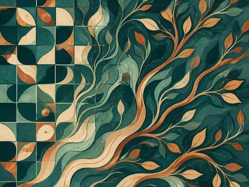 Broad Organic Pattern Morphing — Abstract Galaxy Fold wallpaper