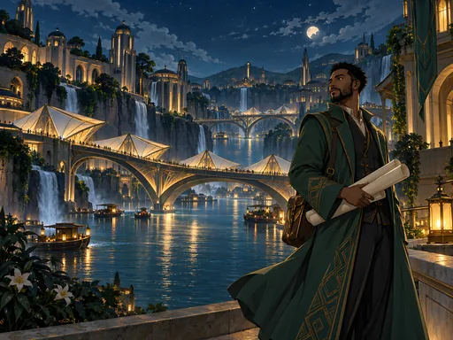 River-City Architect — Anime wallpaper