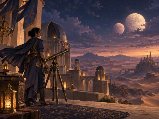 Desert Astronomer — Anime wallpaper