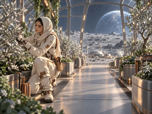 Lunar Gardener — Anime wallpaper