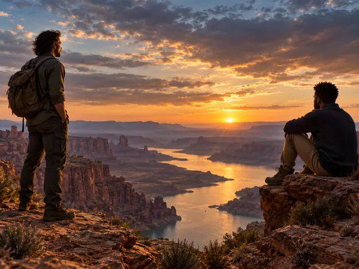 Desert Overlook Portraits — People & Portraits wallpaper