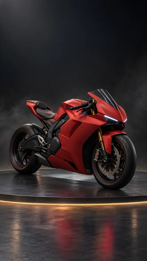 Matte Red Sport Bike — Cars & Vehicles phone wallpaper