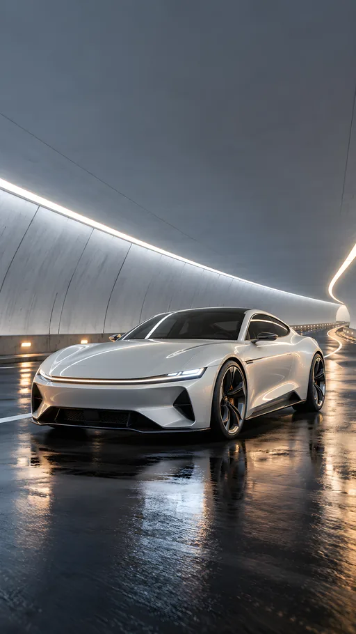 Pearl-White Concept Coupe — Cars & Vehicles phone wallpaper