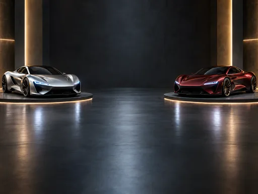 Silver and Burgundy Concept Cars — Cars & Vehicles Galaxy Fold wallpaper