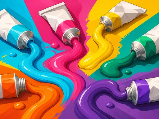 Wide 2D Illustration — Objects & Still Life wallpaper