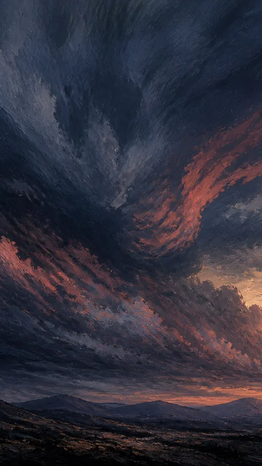 Dramatic Storm Sky Built — Nature & Landscapes wallpaper