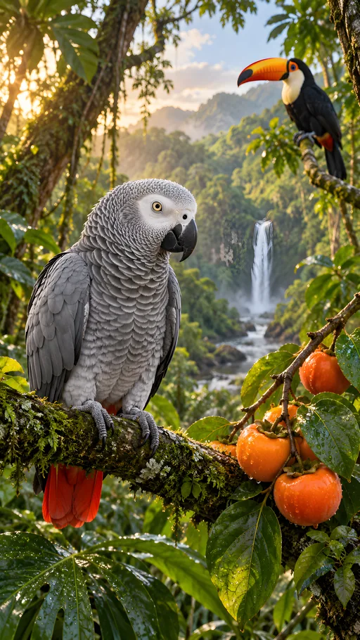 African Grey Parrot — Animals & Wildlife wallpaper