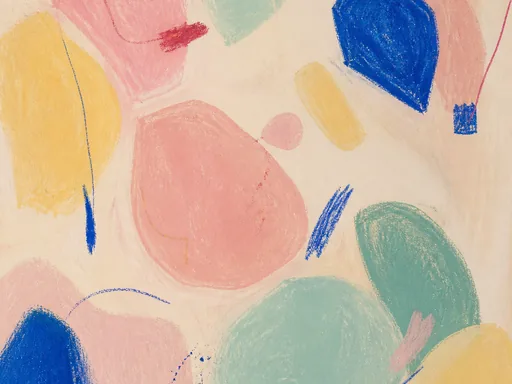 Abstract Pastel Composition — Art & Illustration Galaxy Fold wallpaper