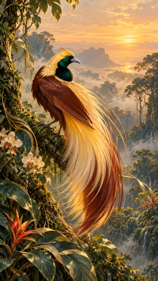 Greater Bird-of-Paradise — Animals & Wildlife wallpaper