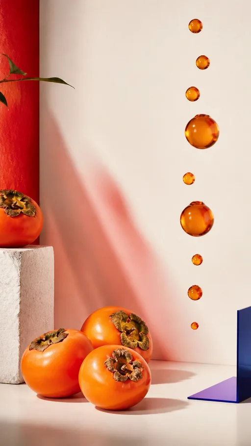 Vivid Persimmon Orange Objects Warm Red — Minimal & Color wallpaper