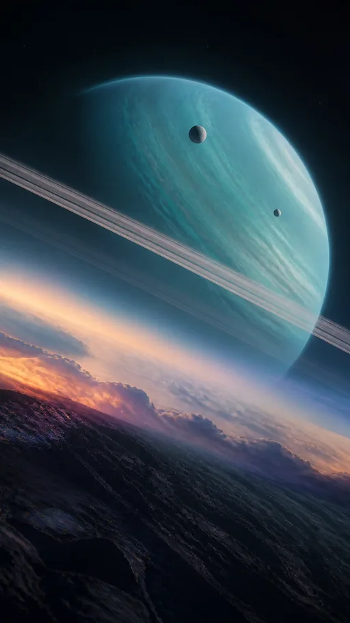 Enormous Planets Viewed — Space wallpaper