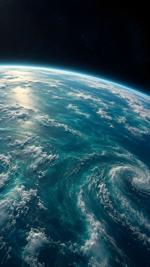 Emerald Ocean Planet — Space wallpaper