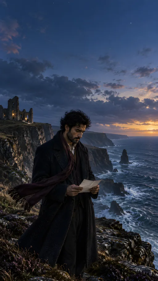 Letter on a Sea Cliff — People & Portraits wallpaper