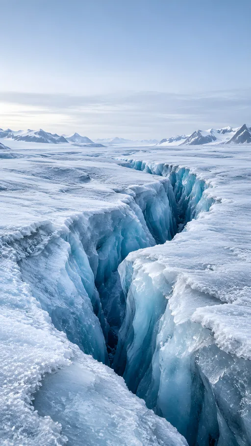 Glacier Crevasse — Nature & Landscapes wallpaper