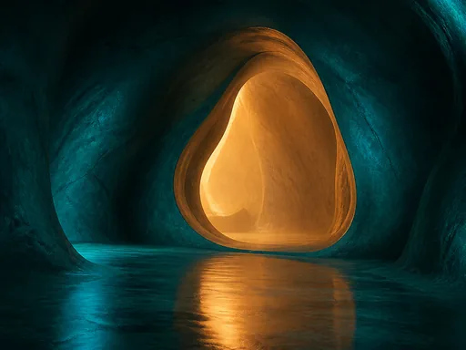 Organic Aperture Shaped Like A Smooth — Fantasy Galaxy Fold wallpaper