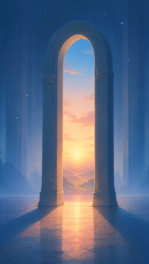 Tall Stone Arch — Fantasy wallpaper