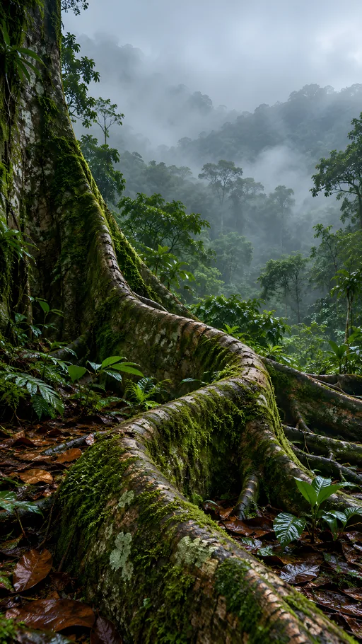 Buttress Root on the Forest Floor — Nature & Landscapes wallpaper