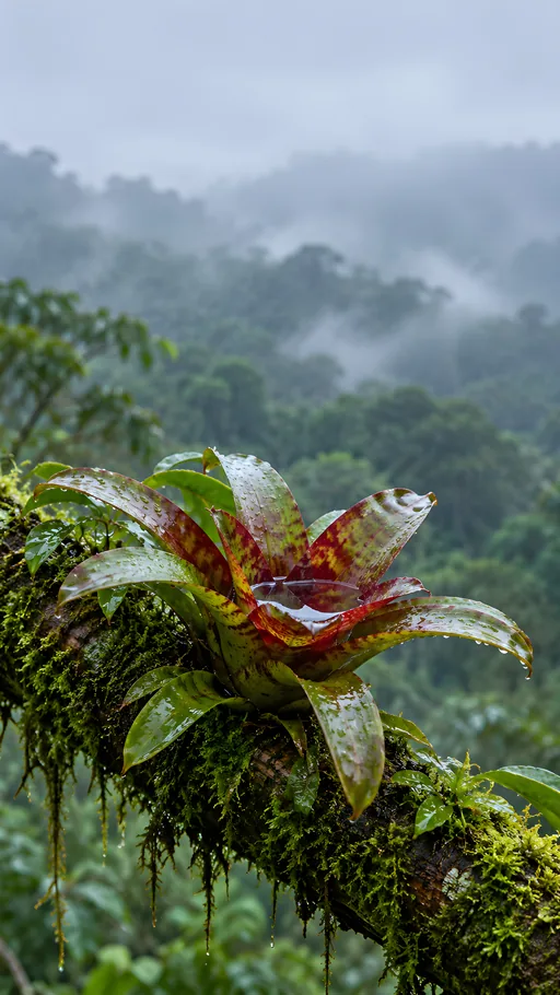 Bromeliad Holding Rainwater — Nature & Landscapes wallpaper