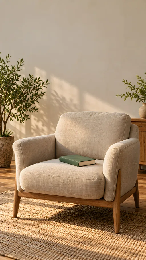 Linen Armchair and a Closed Book — Cities & Architecture wallpaper