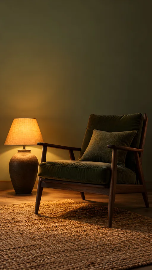 Reading Chair and Shaded Lamp — Cities & Architecture wallpaper
