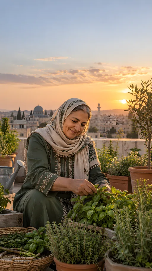 Rooftop Herb Garden — People & Portraits wallpaper