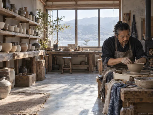 Ceramicist at the Wheel — People & Portraits wallpaper